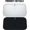 D-Lumina Windshield Sun Shade For  2024 2025 Honda HRV HR-V Accessories, Front Window Sunshade Sun Visor Protector Block UV Rays Heat, Foldable 2