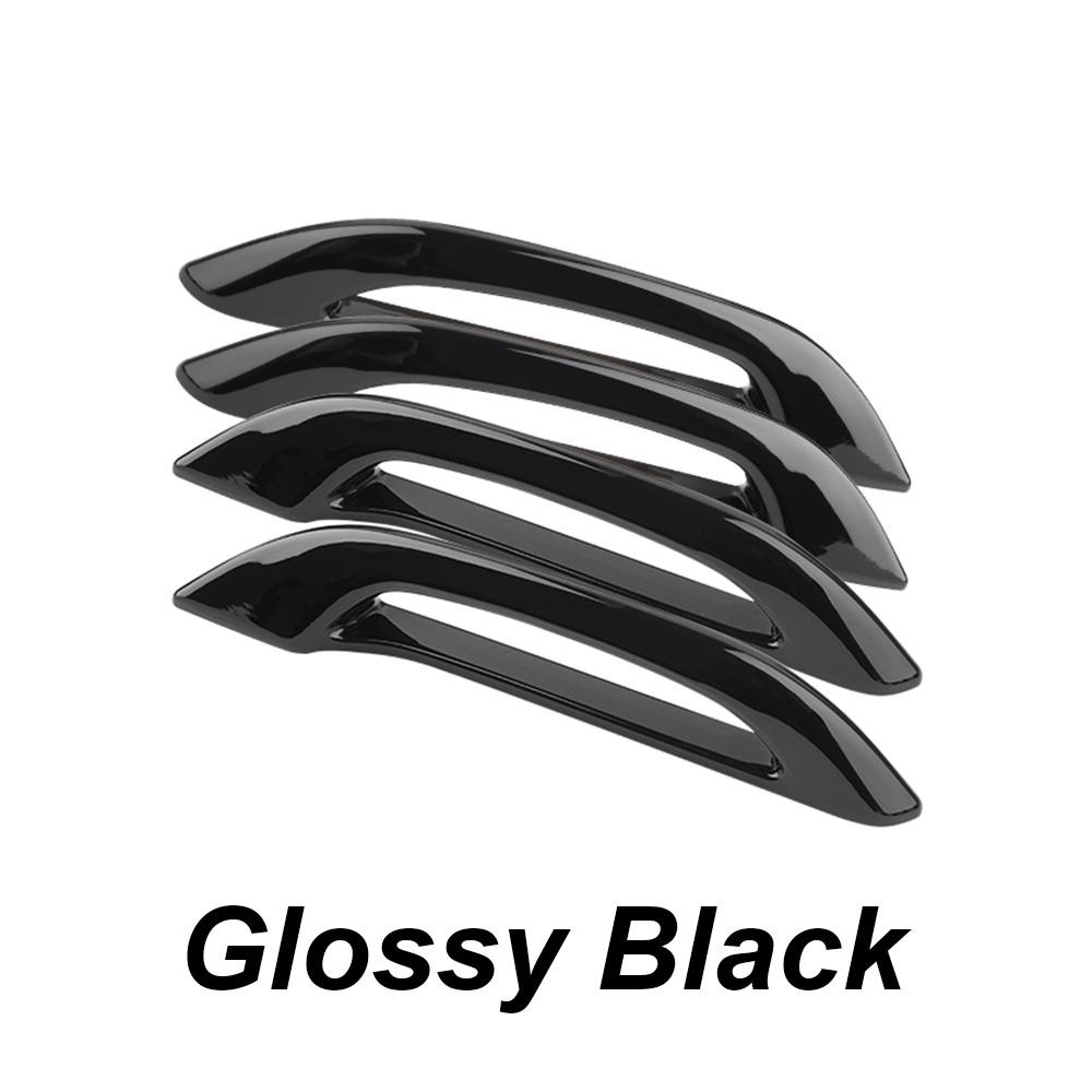 

For Tesla Model 3 Y Antifreeze Door Handle Frost-proof Handle Sticker Patch Cover Doorknob New Model3 Y Juniper 2025 4pcs Glossy black