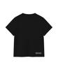 LMR Star Dot Cat Applique Short Sleeve T-Shirt Black