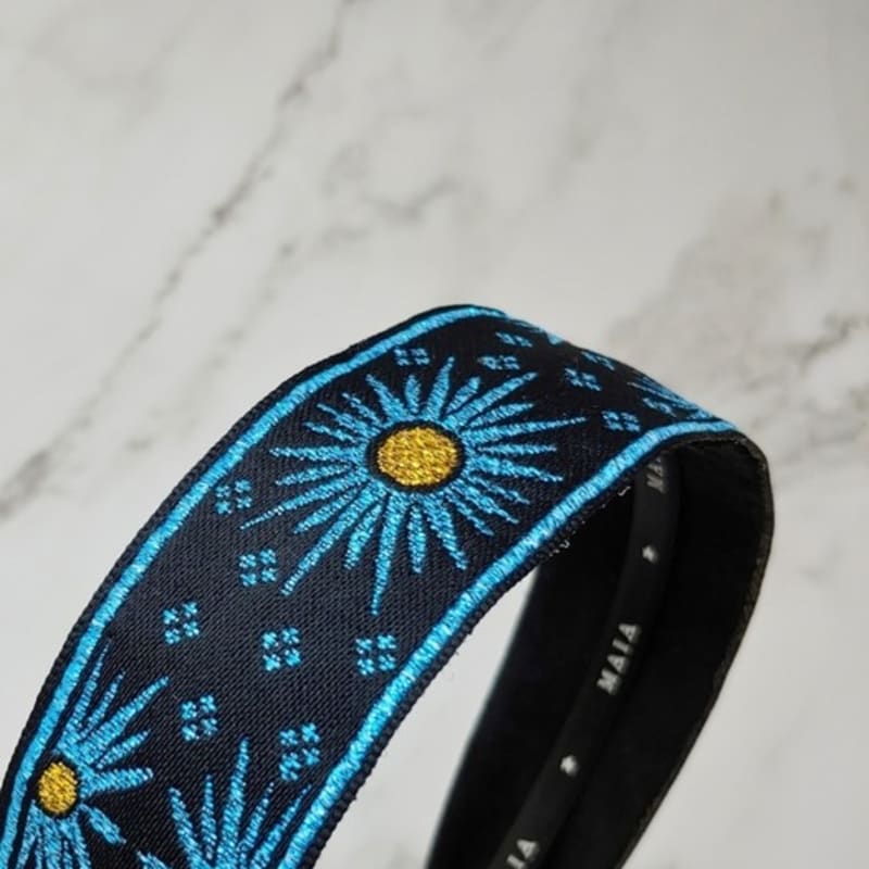 MAIA Retro Pearl Headband - Blue
