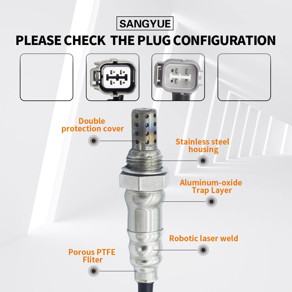 

2X Oxygen Sensor for Honda Element 2003 2004 2005 2006 2007 2008-2010 2.4L Upstream + Downstream