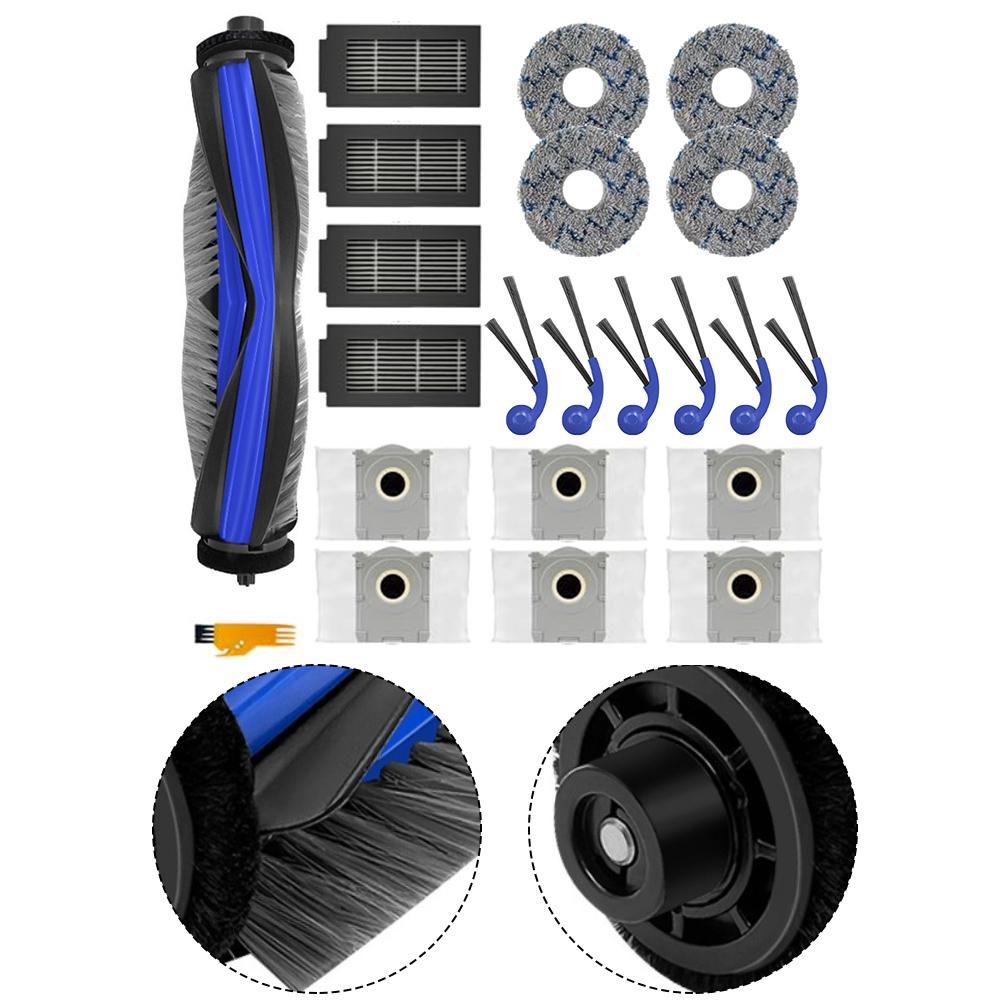 Spare Parts Bundle For Ecovacs For Deebot T30C For Omni High Capacity Dust Bags Side Brushes Filters Mop Cloths Main Brush