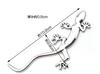 [Plusdo] 3D Sticker 3D Car Emblem Gecko Lizard Gecko Silver