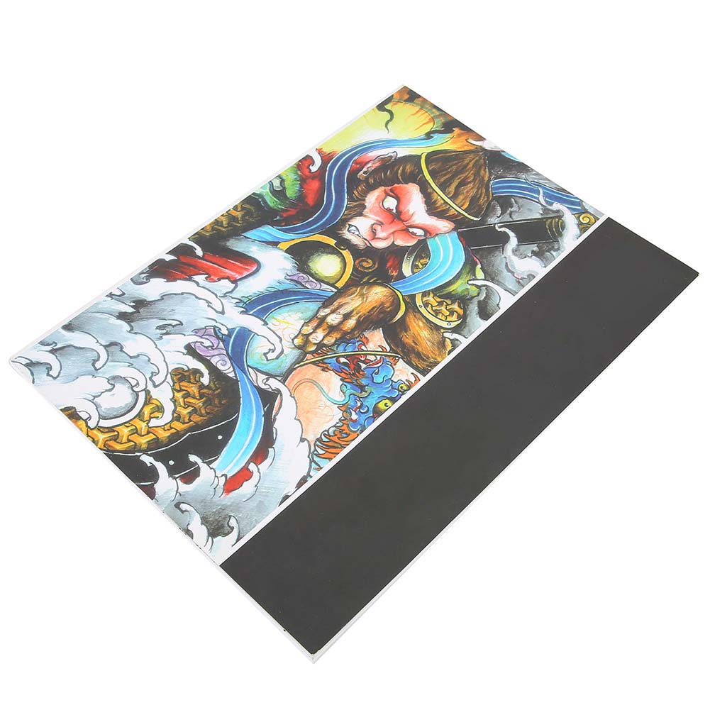 

70 страниц шаблона для практики татуировки, книга с шейдером, цветное изображение, аксессуар для книги о татуировках