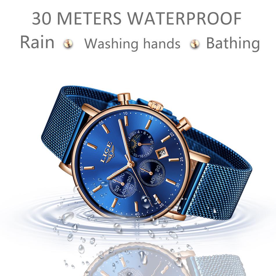 Nuovo orologio LIGE Uomo Semplice Chronograph Maschio Casual In acciaio  inossidabile Quartz Orologio Sport Orologi Uomo acquista in modo economico  — spedizione gratuita, recensioni reali con foto — Joom