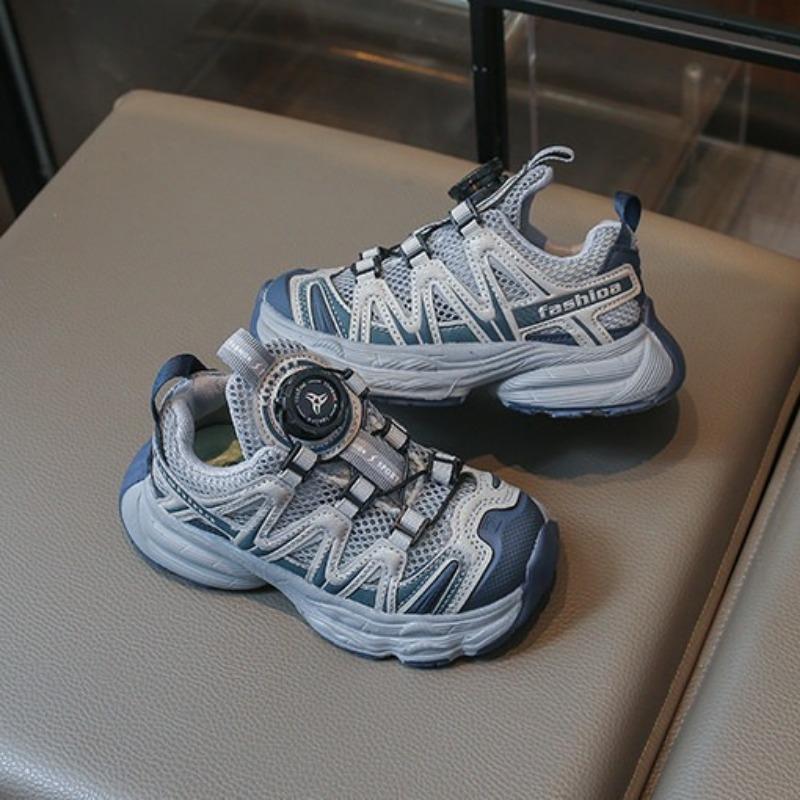Summer Kids Sneakers Breathable Mesh White Shoes Boys Running Dad Shoes