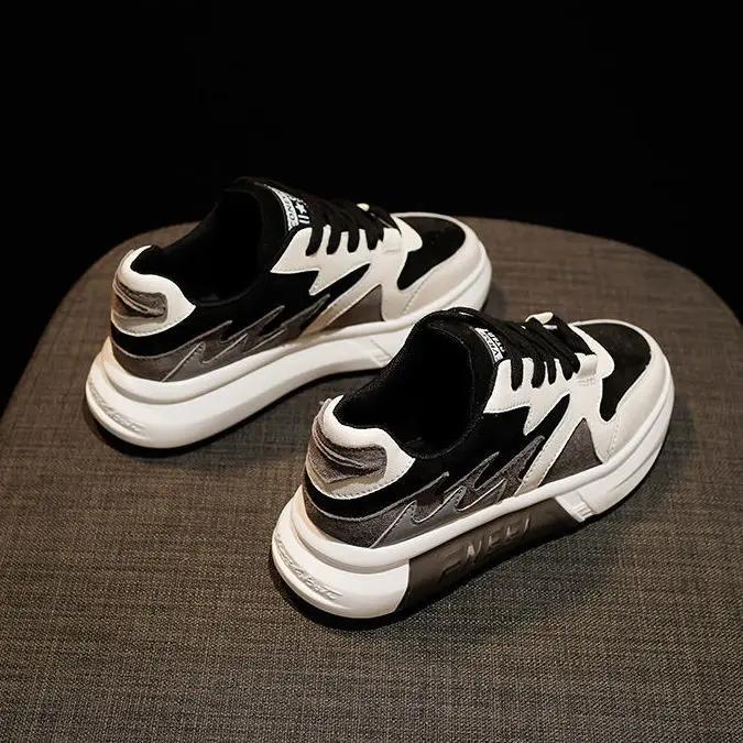 

Легкая круглая спортивная обувь для женщин, спортивные корейские кроссовки, стильная новая женская обувь, эстетичная, в продаже, для ходьбы, дешевая 35