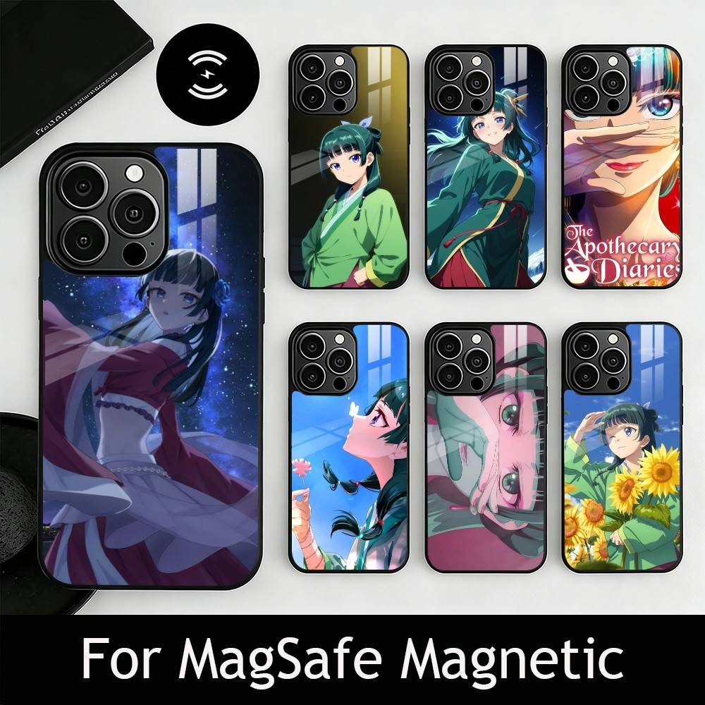 Apothecary Diaries-Mao Mao Phone Case For iPhone17,16,15,14,13,12,11 Plus,Pro Magnetic with Magsafe Wireless Charging