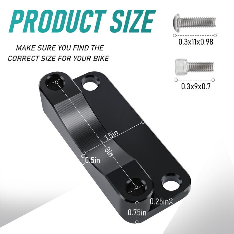 Front Fender Spacer Bracket Relocator Kit for Harley 1993-2013 Touring Road King Road Glide Street Electra Glide 21" Wheel