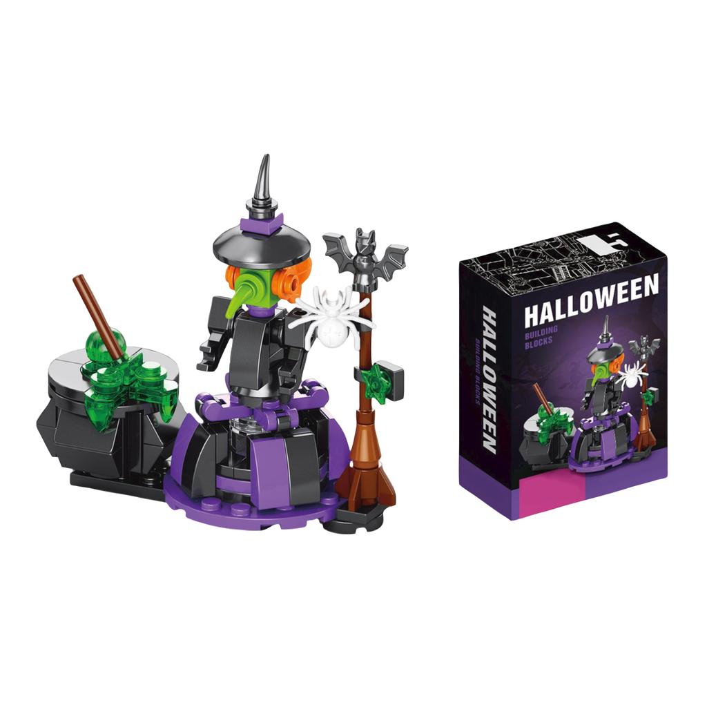 Halloween Series BuildingBlocks, Pumpkin House Toys, Ornaments, Children'S Toys
