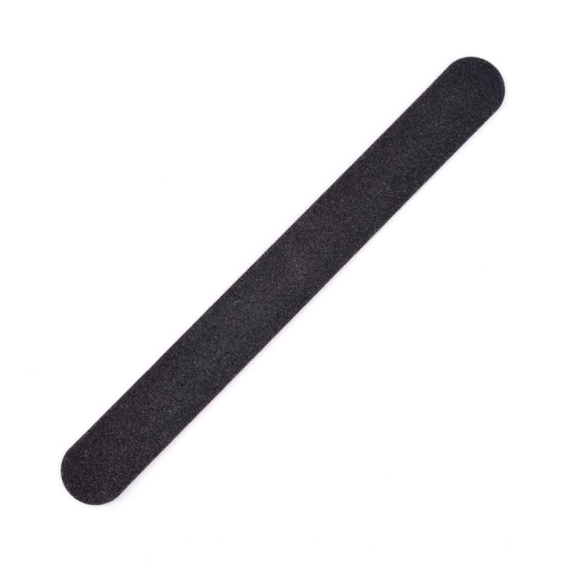 1 Piece Black Round Double-sided Manicure File Black Sand Strip Polishing Strip Rubbing Strip Double-sided Black Sand Strip Nail Tool