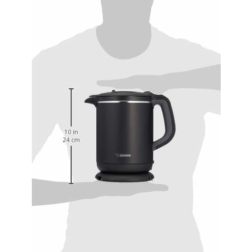 Zojirushi Electric Kettle 0.8L Keeps warm at 90 for 1 hour after boiling, with coffee drip function, Black CK-AX08-BA