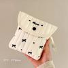 Japanese Cute Quilted Cotton Storage Bag Portable Ladies' Organizer of Sanitary Napkins Lipstick Menstrual Sanitary Pads Pouch