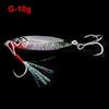 Minnow 10/15/20/30g Colorful Lead Casting Jig Bait Feather Metal Fishing Lures Spinning Baits