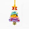 New Christmas Ornaments Christmas Tree With Bells Hand-knitted Christmas Tree Ornaments For Christmas Party Decoration Gifts
