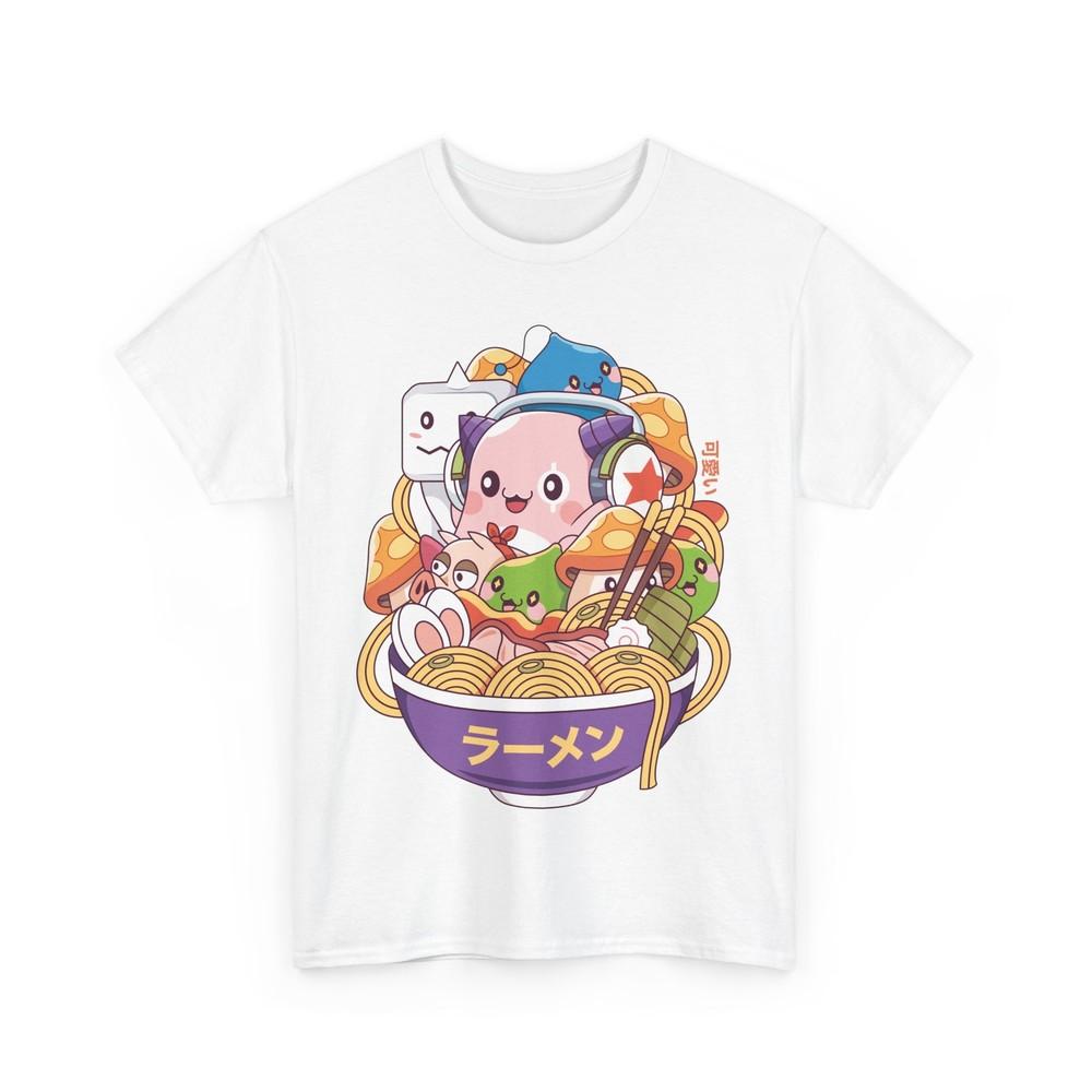 

Maple World Monsters Ramen Unisex T-Shirt. Maplestory Video Game. Pink Bean. XL