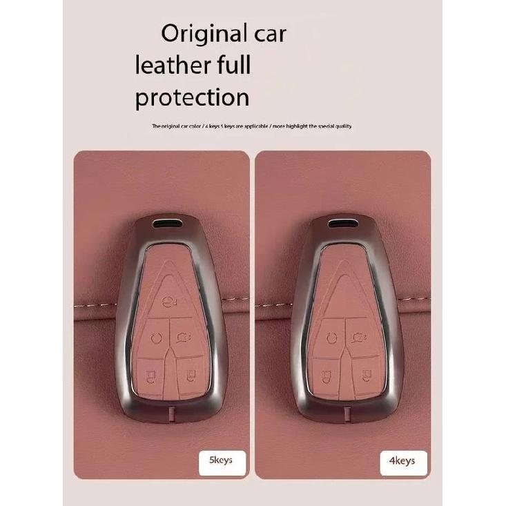 Suitable for Changan UNIZ car key cover protective case with 4 keys and 5 keys, all inclusive 2024 model