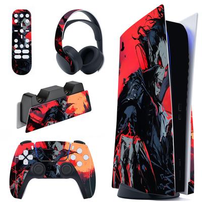 Sticker Sticker for PlayVital Ps5 Console Sticker Vinyl Sticker for Ps5 Controller Headset Remote Control Charging Station (disc Version), & & &