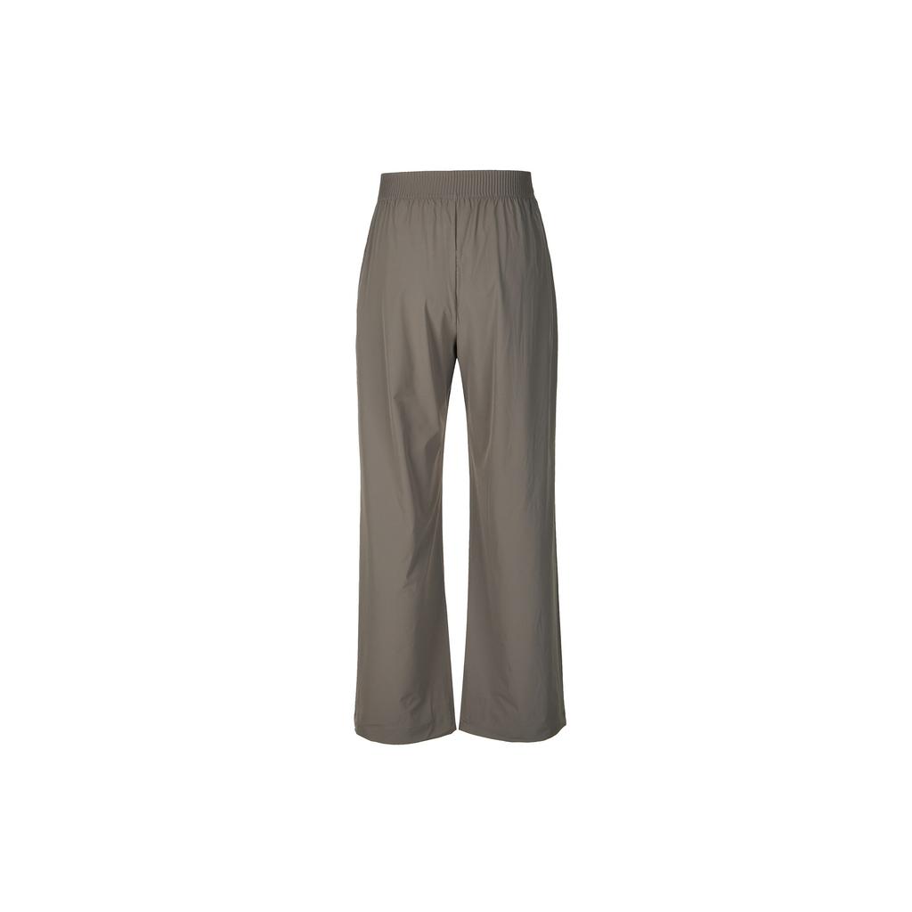 Nike Pantalones casuales Dri-Fit cómodos transpirables suaves de corte holgado para mujer parte inferior gris mineral HQ0236-004