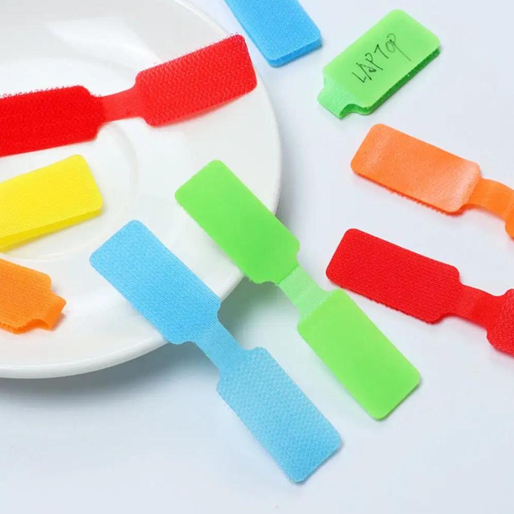 32pcs Colorful Self Adhesive Wire Labels Network Cable Labels Sticker for Electrical Cables Organize Cord Identification