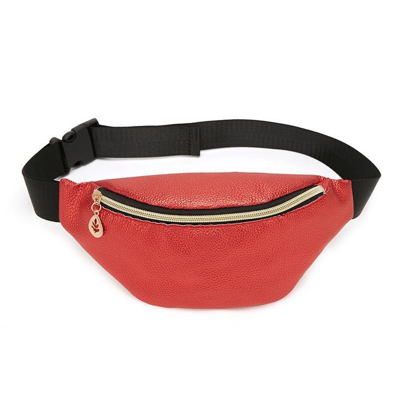 Compact And Chic Travel Hip Bag For Women With Zipper Closure And Pocket