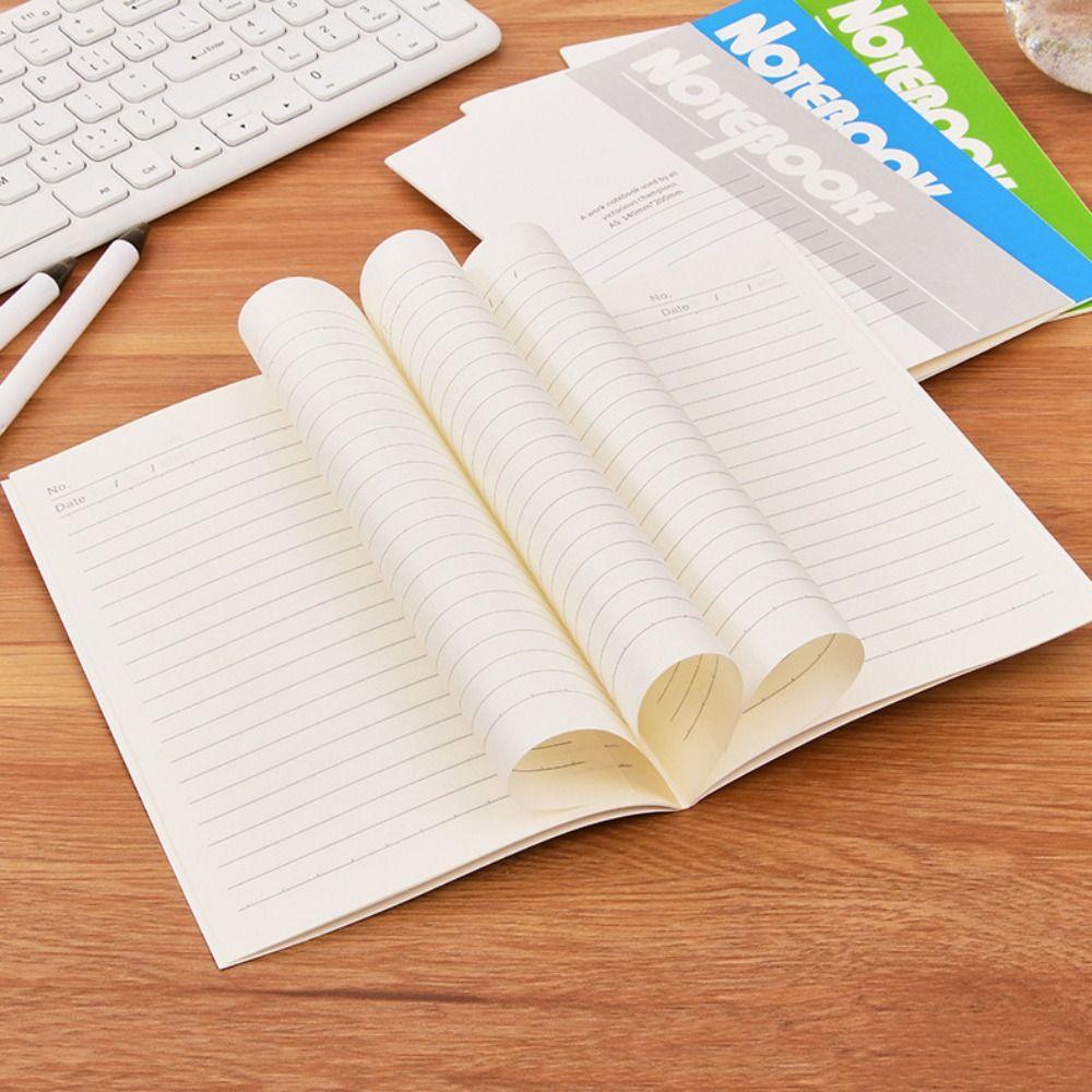 Soft Cover Notepad Thick Lined School Stationery High Quality Hardcover Students