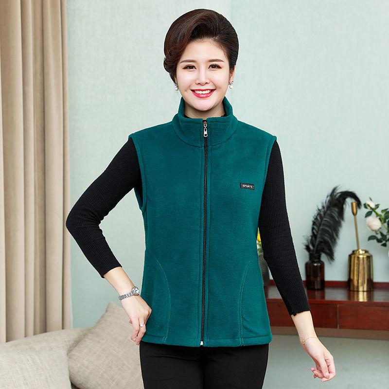 Plus Size Coat For Women's Vest Autumn Sleeveless Vests For Women Jackets Zipper Casual Waistcoat Female