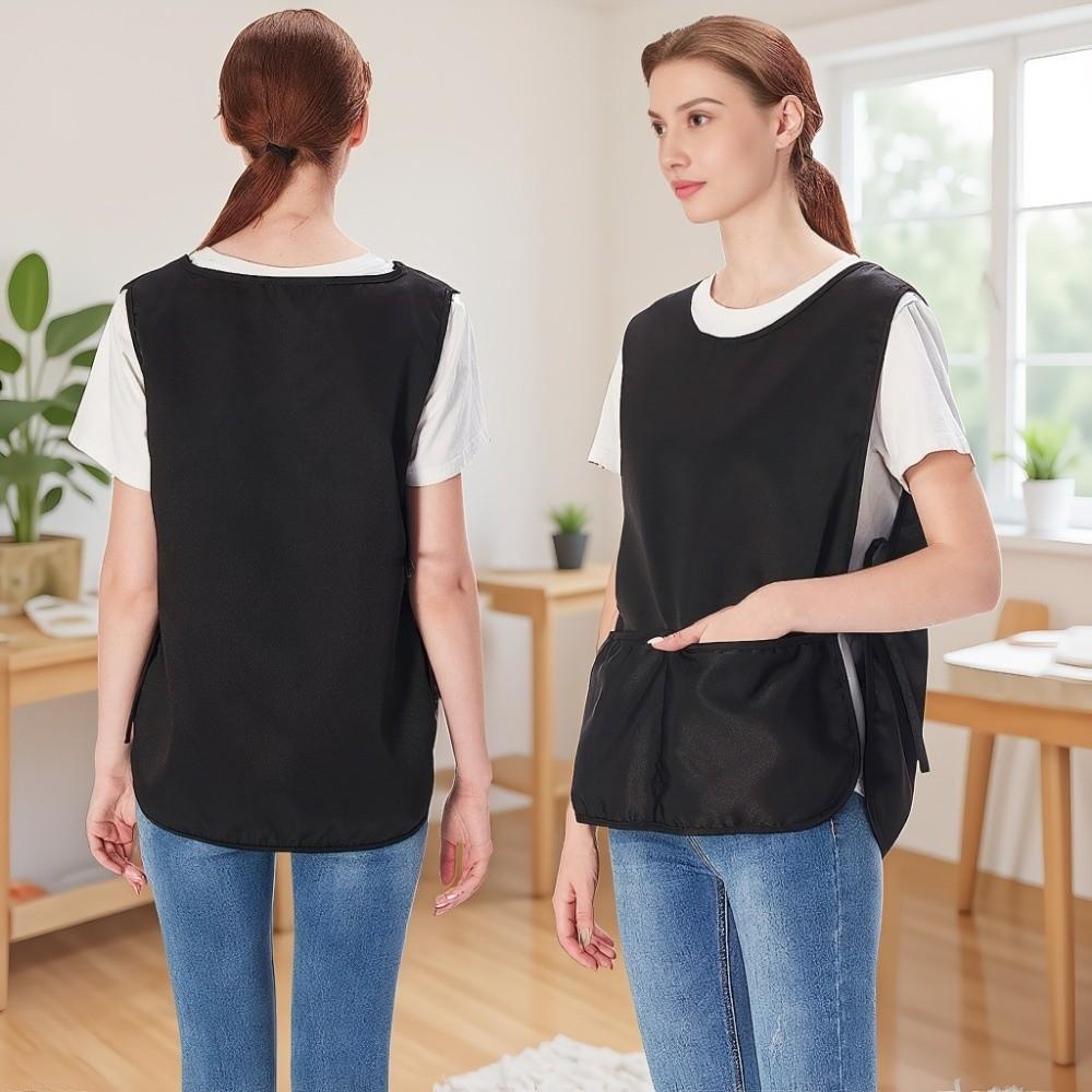 Breathable Hair Stylist Apron Deep Pockets Stain Resistant Apron Hairdressing Salon
