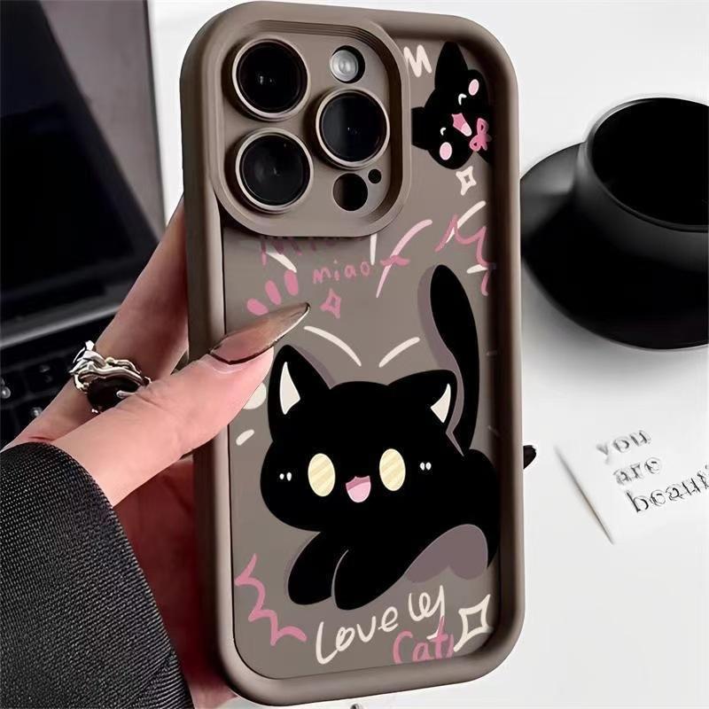 Couple Suitable for Iphone16promax Mobile Phone Case Apple 15 Anti-drop 14 European and American Style 13 Cute 12 New Models