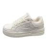Fashion Student Girl Small White Shoes Autumn New Punk Style Round-toe Leather Casual Shoes Trend All-match Women Sneakers Zapatos Mujer