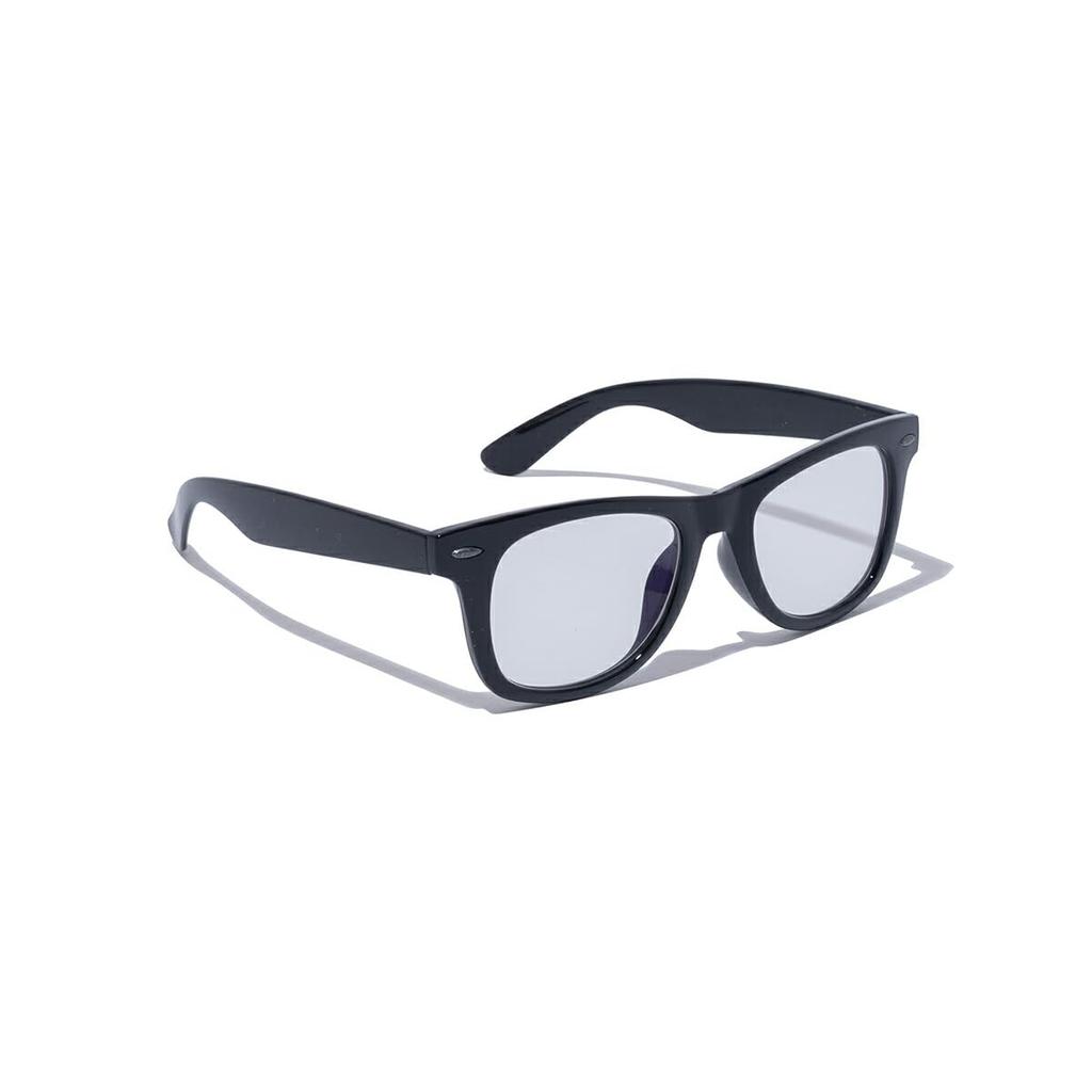 Sunglasses UV Square FREE SUNGLASSES WLTN PHOTOCHROMIC BLK [New Era] Black/Gray