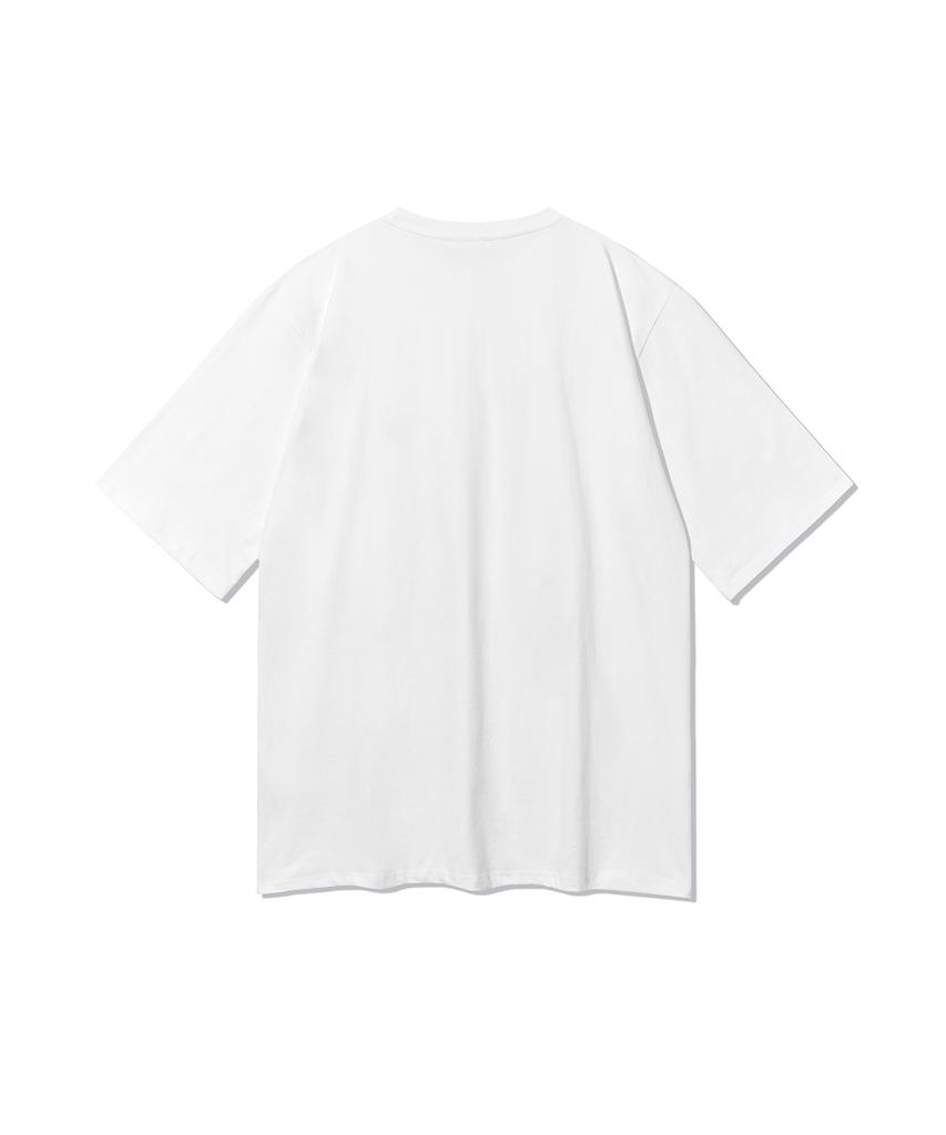 Bajal Vz 3D Logo Short Sleeve T-Shirt White