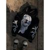 Unisex Streetwear Hooded Zip-Up Sweatshirt With 3D Graphic Print Regular Fit Long Sleeve Pullover Men Women