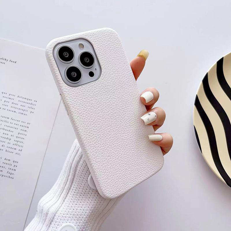 

Текстура кожи личи подходит для чехла для телефона iPhone 14promax, получехол для iPhone 13 12, противоударный 11, однотонный мягкий чехол Xr iPhone 11 6.1 inch