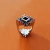 Mezmic [Missile] Square Ring 925 Sterling Silver