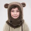 Children's Hats Velvet Ear-Protecting Scarves Boys Autumn Winter One-Piece Hats