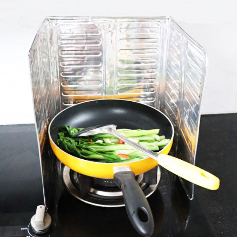 Kitchen Gas Stove Deflector Insulation Grease Film Oil Block Splash Hot Bake Plate Deflector Aluminum Plate Foil Paper