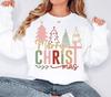Merry Christ Christmas Sweatshirt, Christian Xmas Sweater, Christmas Tree Shirt