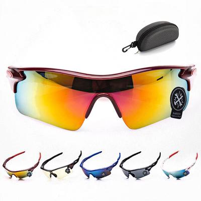 Lixada Polarized Sports Sunglasses Driving Glasses Shades for Men Women UV400 Unbreakable Frame with Case