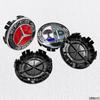 New4 Pièces/ensemble 75mm Capuchons De Moyeu De Roue De Voiture Pour Mercedes Benz AMG Emblème GLA200 W203 W204 W205 W209 W210 W