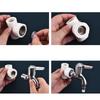 100-20Pcs Transparent Faucet Leak-proof Sealing Gasket Valve Hose Silicone Washer Seal O Ring for Plumbing Plug Prevent Leakage