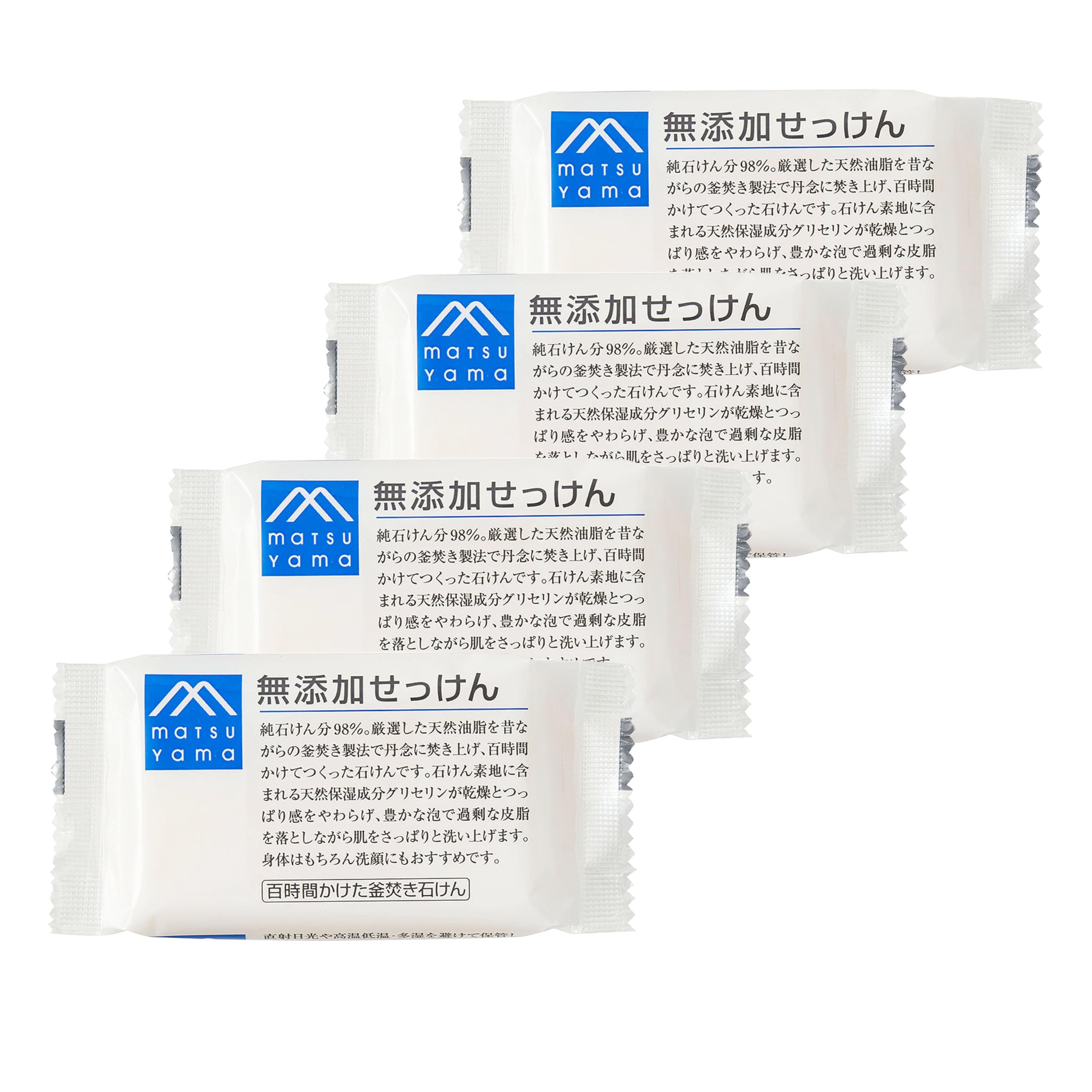 

soap set of 4 M-mark additive-free