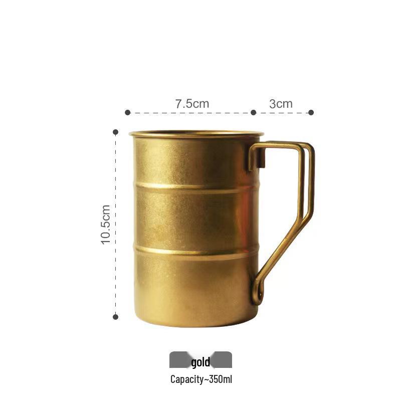 Tasse de camping portable en acier inoxydable 304 pour boissons