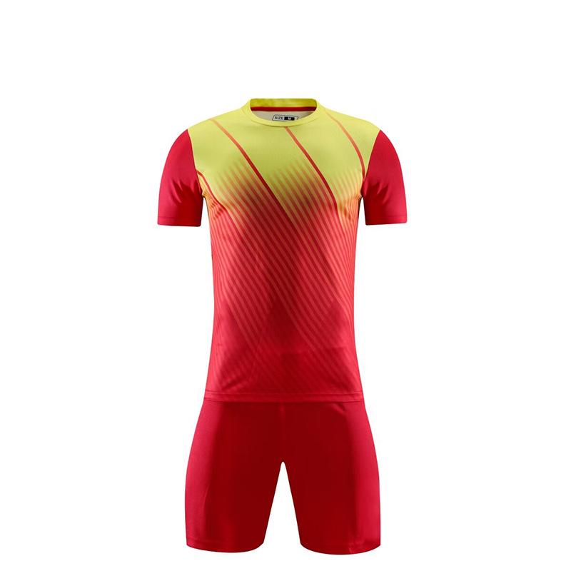 Jugendfußballmannschaftsuniformen - Bedruckte Nummern Kurzarm-Trikotset für Schülerwettkämpfe und Training