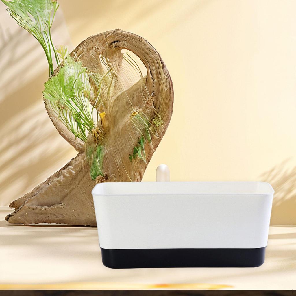 Rectangular Planter Box for Growing Vegetables On Windowsill And Balcony