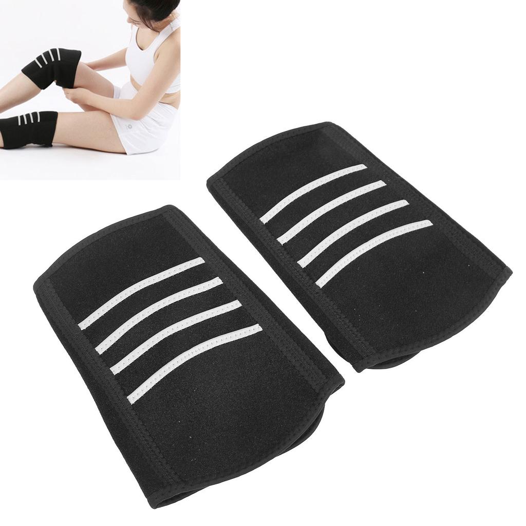 1 Pair Self Heating Knee Brace Elastic Arc Layered Sport Joint Protection Knee Brace Sleeve