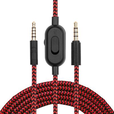 ZS0159 For Logitech G433 / G233 / G Pro / G Pro X 3.5mm Male To Male Gaming Headset Audio Cable with Wire-controlled, Cable Length: 2m
