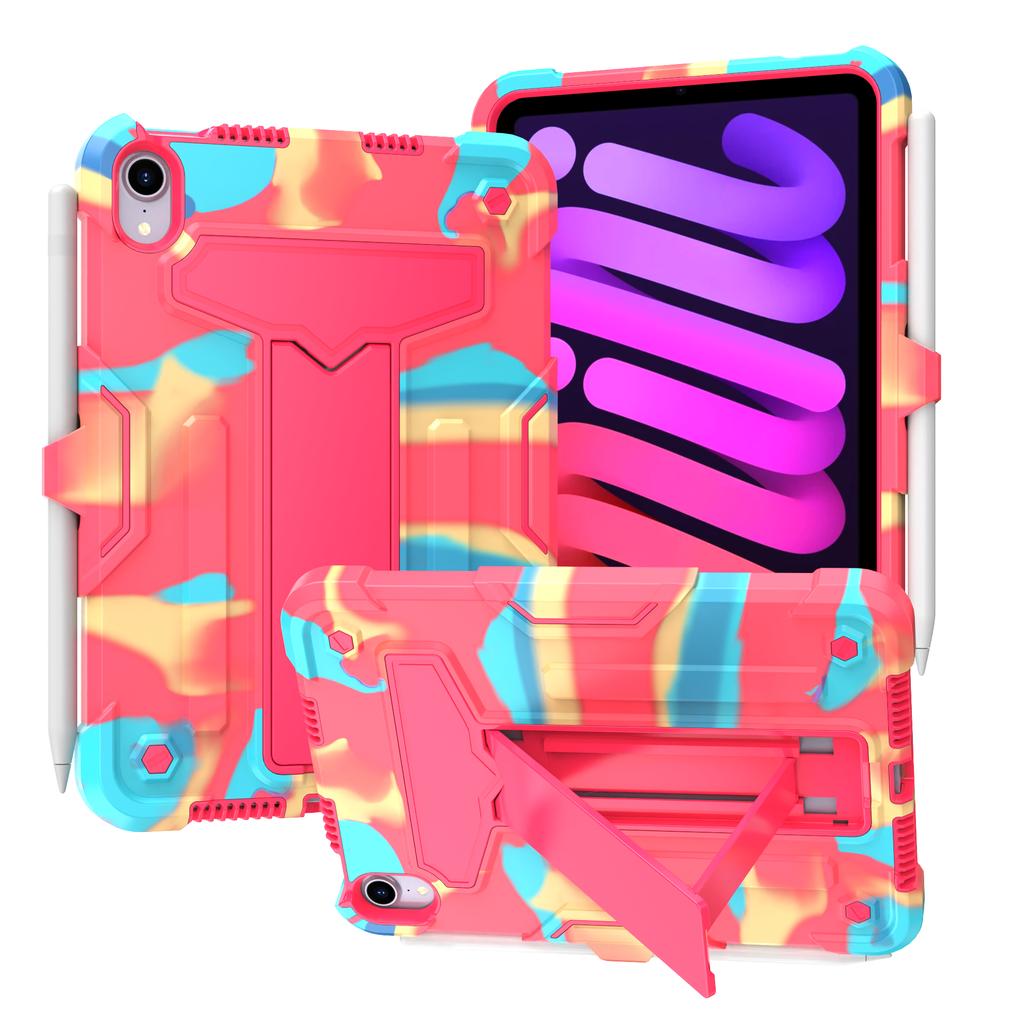 Armor Case for Universal for IPad Mini 7 A17 Pro 2024 Mini 6 2021 8.3" A2993 A2995 A2996 A2567 A2568 A2569 Hybrid Stand Cover