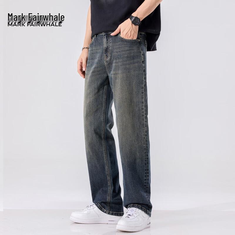 

Mark Fairwhale Men s Retro Straight-Leg Jeans 38