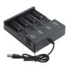 USB Battery Charger for 21700 14500 18500 26650 Lithium with 124 Charging Slots